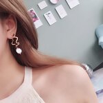 Freshwater Pearl Earrings Manufacturer - Real Gold Plated Irregular