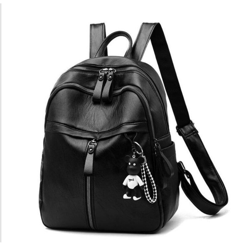 Backpack Manufacturer - Large Capacity Polyester Black Designer