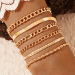 Gold Plated Bracelet Factory - Hip Hop Adjustable Chain Crystal