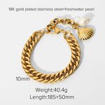 Stacking Bracelet Manufacturer - 18K Gold Plated Flat Snake Link