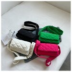 Messenger Bag Factory - Winter Sponge Woven Quilted Crossbody