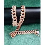 Moissanite Chain Manufacturer - 925 Silver Iced Out Cuban Necklace