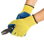Work Gloves Supplier - OEM Rubber Coated Construction Safety Gloves