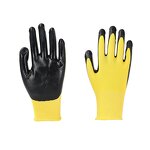 Work Gloves Supplier - OEM Rubber Coated Construction Safety Gloves