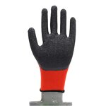 Nitrile Gloves Factory - OEM Custom Logo Gray Nylon Work Gloves