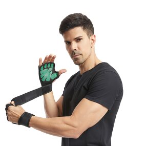 Cycling Gloves Supplier - OEM Anti-Slip Leather Palm Fitness Gloves