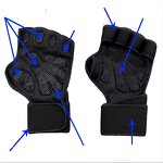 Gym Gloves Supplier - OEM Custom Neoprene Half-Finger Workout Gloves