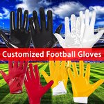 Youth Football Gloves Manufacturer - Custom Color Breathable Keeper Gloves