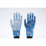 Garden Work Gloves Supplier - OEM Polyester PU Palm Anti Puncture