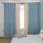 Flame Retardant Curtains Manufacturer - OEM Plain Fabric Splicing Custom