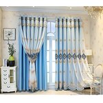 Double Layer Curtains Factory - OEM Blackout Bedroom Living Room Gauze
