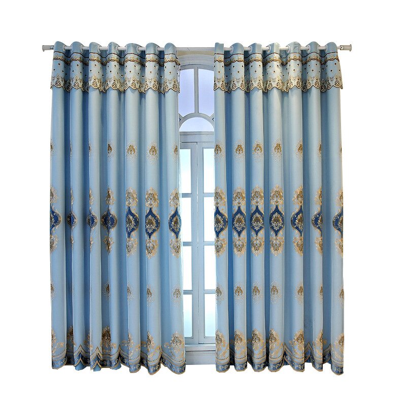 Double Layer Curtains Factory - OEM Blackout Bedroom Living Room Gauze