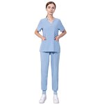 Scrubs Uniforms Manufacturer - OEM Anti Wrinkle Nursing Scrubs Sets
