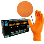 Nitrile Mechanic Gloves Manufacturer - OEM 8mil Raised Diamond Grip Glove