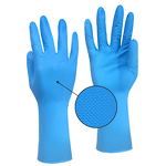 Industrial Nitrile Gloves Factory - OEM 12inch Diamond Texture Mechanic