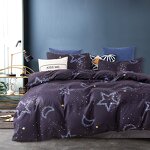 Bedding Set Manufacturer - OEM Star Printing Microfiber Comforter Cover