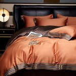 Cotton Duvet Cover Manufacturer - OEM 210S High Grade 4pcs Hotel Set