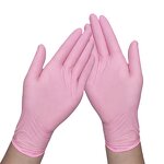 Nitrile Gloves Factory - OEM 3mil Light Pink Powder Free Tattoo Glove