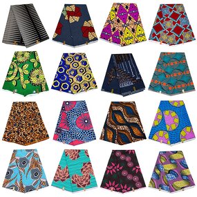 African Print Fabric Manufacturer - OEM 100% Polyester Double Sided