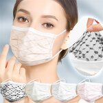Disposable Face Mask Manufacturer - OEM Fashion Lace Pattern 3 Ply Mask