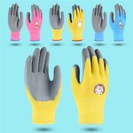 Kids Gardening Gloves Factory - OEM Latex Free Coated Yard Work Safety