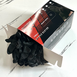 10mil Nitrile Gloves Manufacturer - OEM Black Diamond Texture Industrial