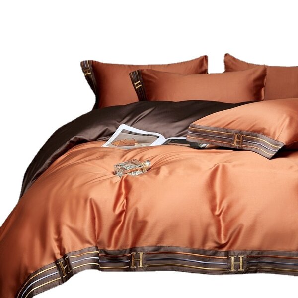 Cotton Duvet Cover Manufacturer - OEM 210S High Grade 4pcs Hotel Set