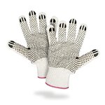 PVC Dotted Gloves Factory - OEM Double Side BBQ Industry Grip Glove