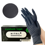 Nitrile Disposable Gloves Manufacturer - OEM 8mil Heavy Duty Diamond