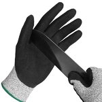 Cut Resistant Gloves Manufacturer - OEM Level 5 HPPE Foam Nitrile Coated