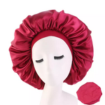 Hair Wrap Cap Manufacturer - OEM Breathable Polyester Salon Bonnet Custom
