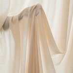 Voile Curtain Fabric Manufacturer - OEM Natural Style Sheer Window Fabric