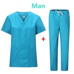 Cotton Scrubs Manufacturer - OEM 100% Nursing Uniform Custom Logo Sets