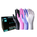 Powder Free Nitrile Gloves Factory - OEM Custom Logo Salon Tattoo Glove