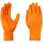 Pure Nitrile Gloves Manufacturer - OEM 8mil Diamond Texture Mechanic Glove