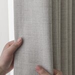 Blackout Linen Curtains Manufacturer - OEM Free Machining Custom Size