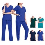 Beauty Salon Scrubs Factory - OEM Summer Short Sleeve Nurse Uniform Set