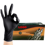 Tattoo Nitrile Gloves Factory - OEM Pink Black Blue Custom Logo Glove