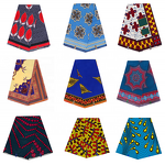 Wax Printed Fabric Factory - OEM 100% Cotton Ethic African Ankara