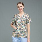 Printed Scrubs Factory - OEM Men Women Hospital Cotton Top Wholesale