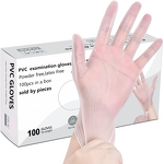 PVC Disposable Gloves Factory - OEM Clear Transparent Food Safety Glove