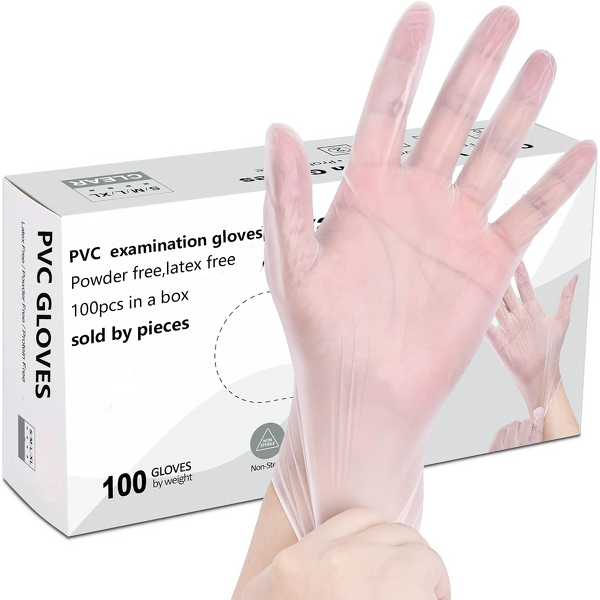 PVC Disposable Gloves Factory - OEM Clear Transparent Food Safety Glove