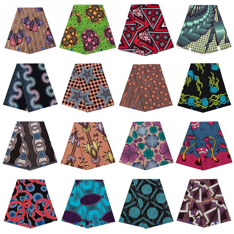 Batik Cloth Manufacturer - OEM 100% Cotton African Wax Fabric Double