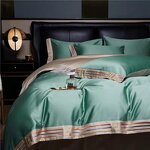 Cotton Duvet Cover Manufacturer - OEM 210S High Grade 4pcs Hotel Set