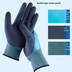 Waterproof Work Gloves Factory - OEM Double Layer Oil Resistant Anti Slip