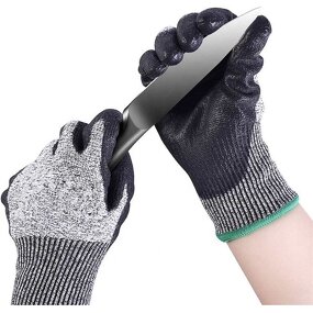 Cut Resistant Gloves Manufacturer - OEM Level 5 HPPE Foam Nitrile Coated
