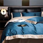 Cotton Duvet Cover Manufacturer - OEM 210S High Grade 4pcs Hotel Set