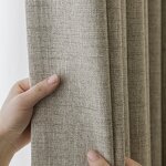Blackout Linen Curtains Manufacturer - OEM Free Machining Custom Size