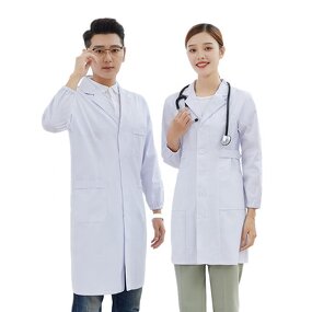 Lab Coat Manufacturer - OEM Custom Logo Long Sleeve Doctor Nurse Uniform