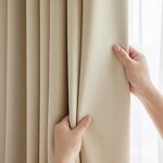 Black Silk Curtains Factory - OEM Double-side Antiglare Lightproof Custom